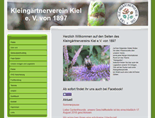 Tablet Screenshot of kgv-kiel1897.de